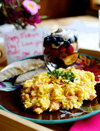 breakfast in bed